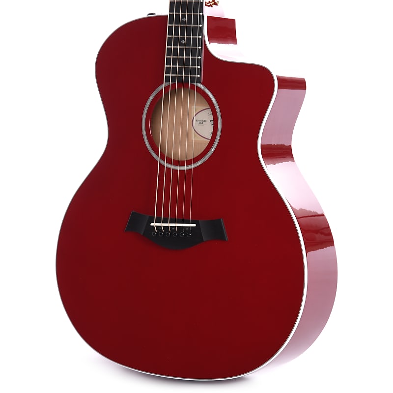 Taylor 214ce Deluxe Acoustic-electric Guitar - Red