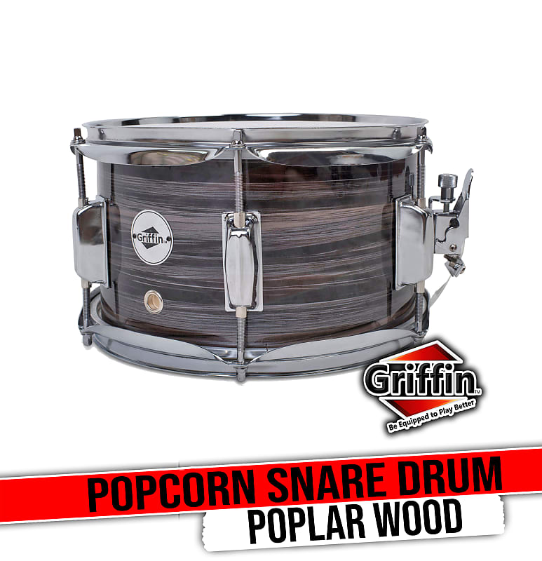 Popcorn Snare Drum by GRIFFIN - Firecracker Acoustic 10