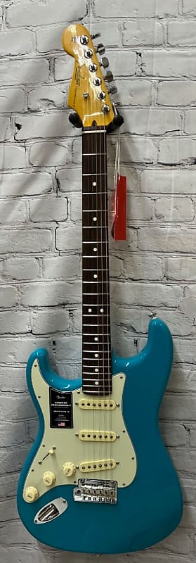 Fender American Professional II Lefty Stratocaster Rosewood Board Miami Blue image 1
