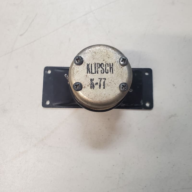 Klipsch K-77 tweeter 1970 Black | Reverb