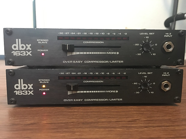 dbx 163X Over Easy Compressor / Limiter Pair image 1