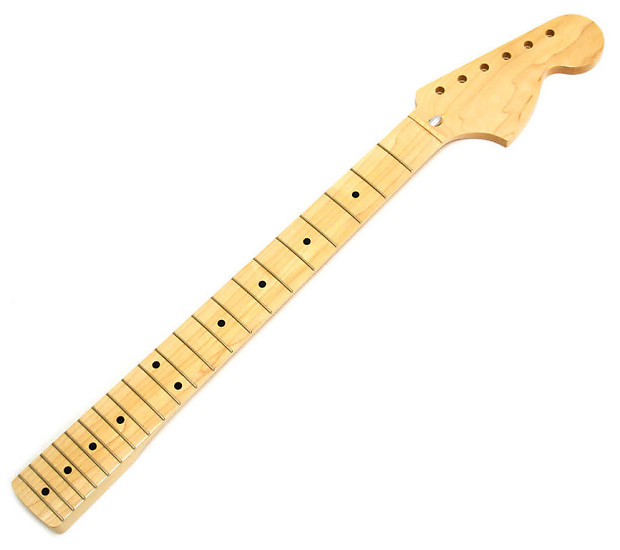 NEW Fender Lic Allparts Stratocaster NECK Strat Maple 70s Headstock CShape LMF-C image 1