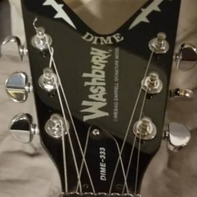 Washburn Washburn dimebag 333 bolt 2005 - RARE, Purple flamed bolt image 7