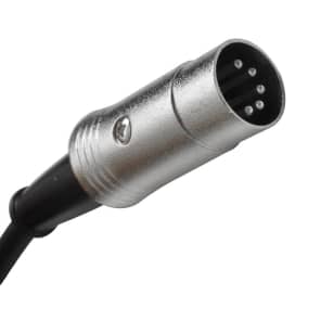 Seismic Audio - 2 Pack - 5 Pin MIDI Cable 20 Feet - Metal Headshell image 3