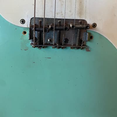 Fender Musicmaster with Rosewood Fretboard 1962 Seafoam image 12