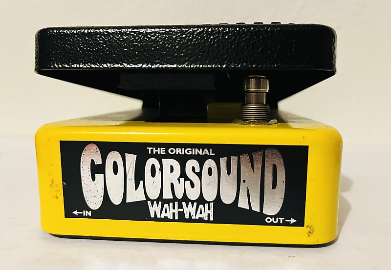Rare Colorsound Wah Vintage Wah pedal by SolaSound England Reverb
