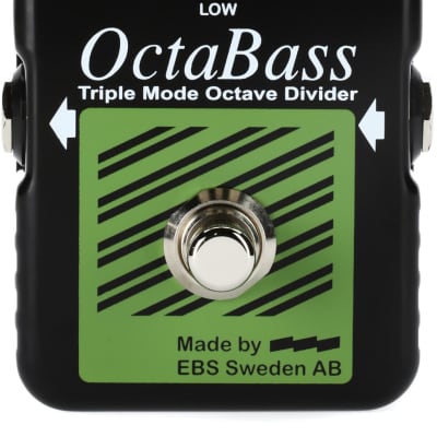 EBS OctaBass Blue Label Triple Mode Octave Divider Pedal for sale