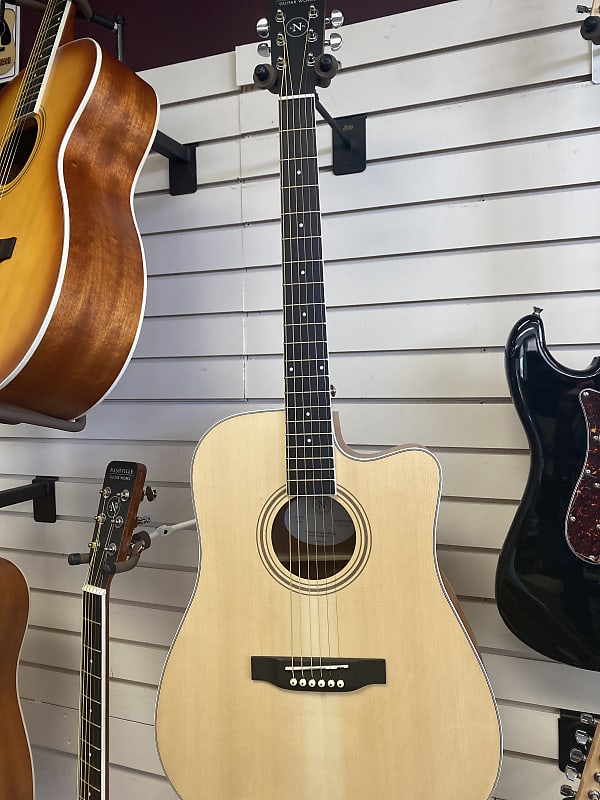 Nashville Guitar Works D10CE Natural Reverb