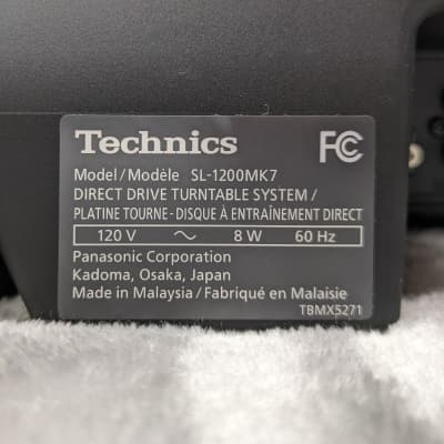 Two Technics SL-1200MK7 2021 Black turntables with Ortofon cartridges image 8