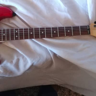 Charvel ST Custom 1990 See Through Candy Apple Red image 5