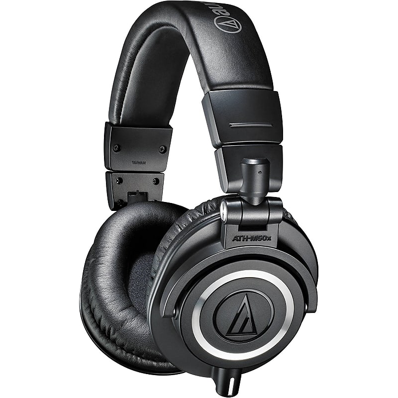 Audio-Technica - ATH-M50x - Professional Studio Monitor Headphones - Black image 1