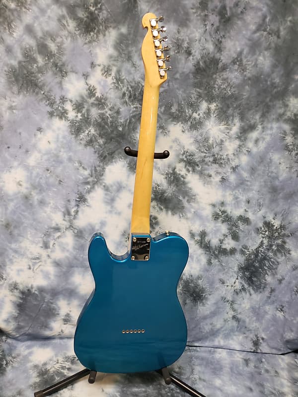 1986 Japan Bill Lawrence Tele Tourqoise Ocean Blue Ash | Reverb