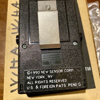 Extremely rare Mike Matthews Electro-Harmonix Soul Kiss Wah Filter 1990 - black by new sensor corporation image 6
