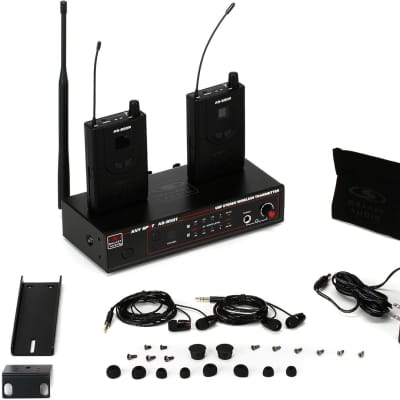 Galaxy Audio AS-950-2 Wireless in-Ear Monitor Twin Pack System - P2 Band,Black image 2