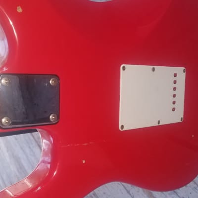 Aria Budwiser Stratocaster 90's Brite Red image 5