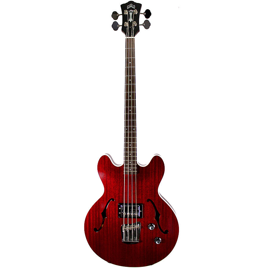 Guild Starfire Bass Cherry Red | Reverb