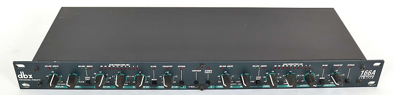 dbx 166A Professional Audio Equipment Compressor Limiter Gate 1u Rackmount image 1