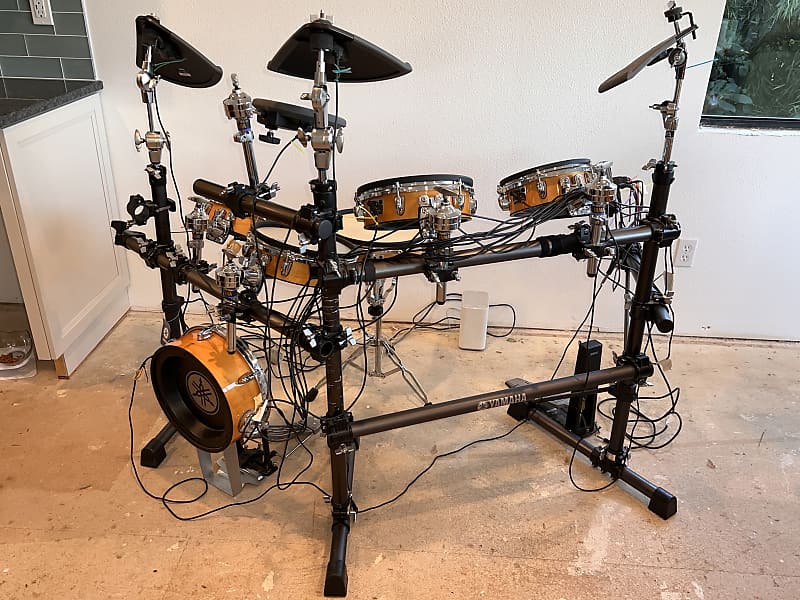 Yamaha DTXTREME Real Wood Drums 6 Piece Complete , Yamaha Rack, Cymbals,  Module, Cables & Manuals !