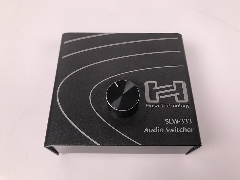 Hosa SLW-333 Passive Audio Switcher | Reverb