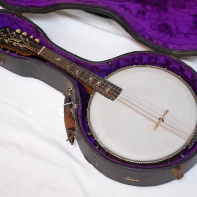 ORPHEUM No1 8-string Mandolin Banjo w/ CASE - VINTAGE - OLD for sale