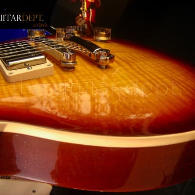 ♚NEW OLD STOCK !♚ 2015 GIBSON LES PAUL TRADITIONAL 100th Ann. ♚ ICED TEA AAA ♚ MOP ♚Standard♚OHSC image 12