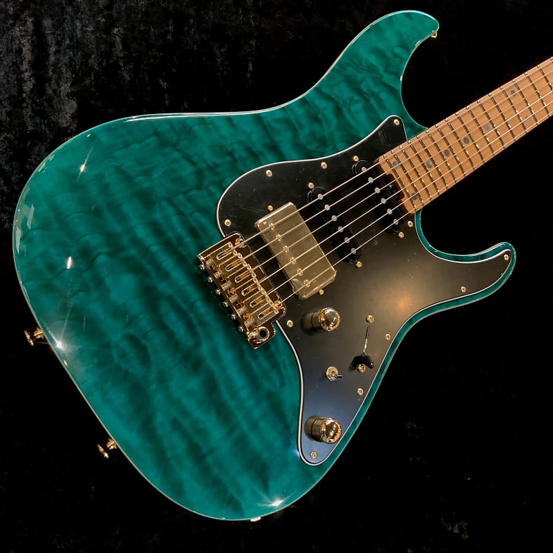 Schecter Japan SD-KC-24-RM/AS -Black Turquoise-[GSB019] | Reverb