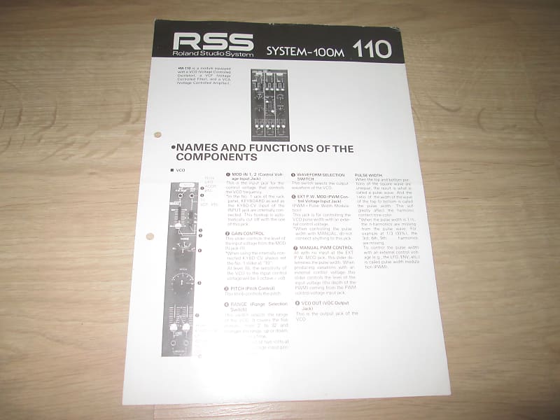 Roland System-100M Brochure + AMP Catalog - '80 - | Reverb Canada