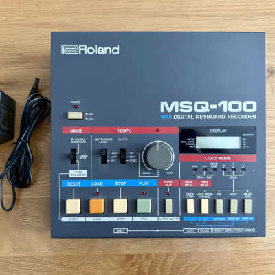 Roland MSQ-100 MIDI Digital Keyboard Recorder 1984 - 1986 - Black