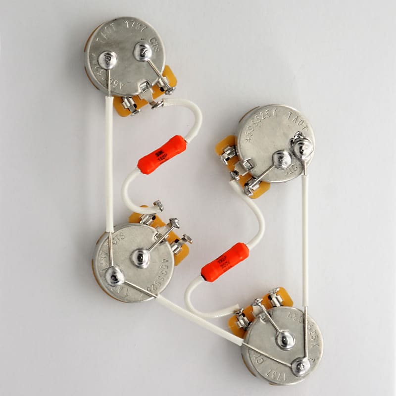 Les Paul Wiring Harness by JEL CTS 525k Long Shaft Reverb UK