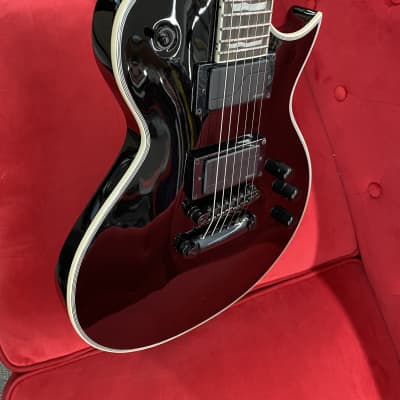 ESP LTD EC-1000S Fluence Electric Guitar 2021 - Black with Gator TSA ATA Molded Case image 6