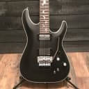 Schecter Damien Platinum 6 with Floyd Rose and Sustainiac  Satin Black Electric Guitar