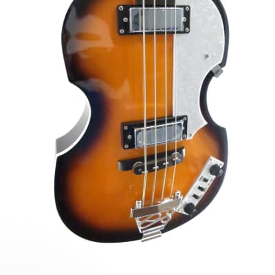 Effin Model Paul VB Electric Bass Guitar Violin Shaped 4 String