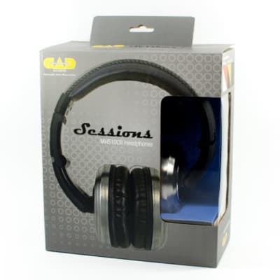 CAD Audio MH510CR Closed-back Studio Headphones - Chrome - Two Cables, Two Sets Earpads image 2