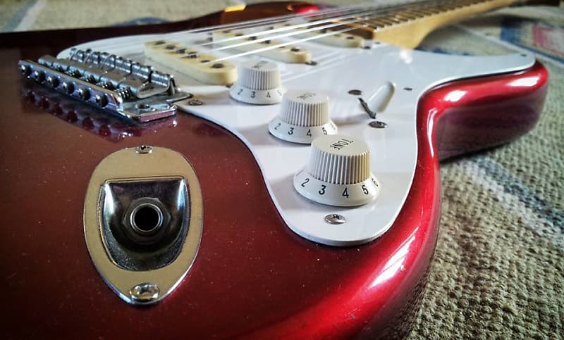 Fender Stratocaster ST-57 E-serial 1987 - Candy Apple Red Made in Japan MIJ  Reissue