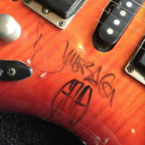 Autgraphed Ibanez-Yngwie, Dimebag, Wylde, Satriani, Steve Vai, Eric Johnson, John Petrucci and more image 4