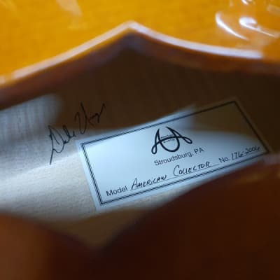 2006 American Archtop Dale Unger American Collector Spruce Maple Hollow Guitar image 12