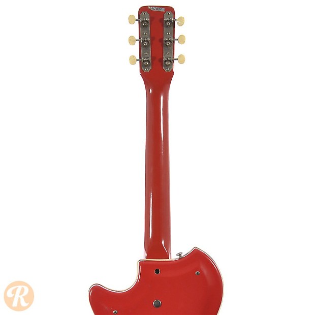 Airline Res-o-glass Single Cutaway Red 1965 image 5