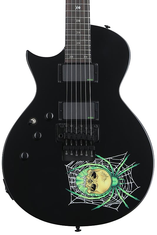 ESP LTD Kirk Hammett KH-3 Spider 30th Anniversary Edition Left-handed Electric Guitar - Black image 1