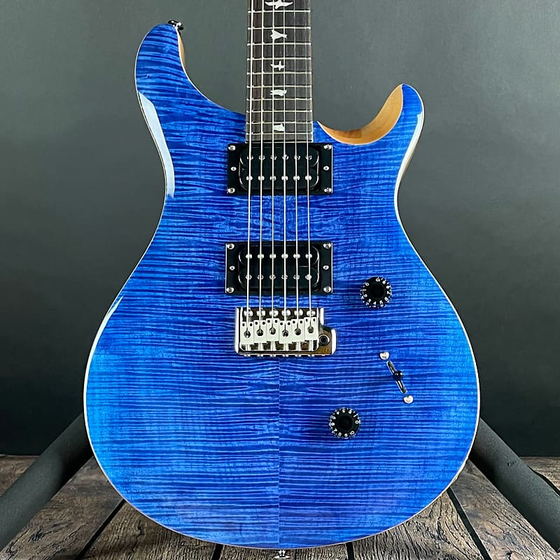 Paul Reed Smith, PRS SE Custom 24- Faded Blue (CTIE101074) | Reverb