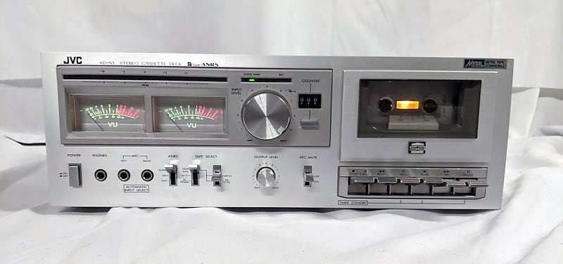 JVC KD-A5 Stereo Cassette Deck Super ANRS KD-A5J Made in Japan Victor Metal  Tape