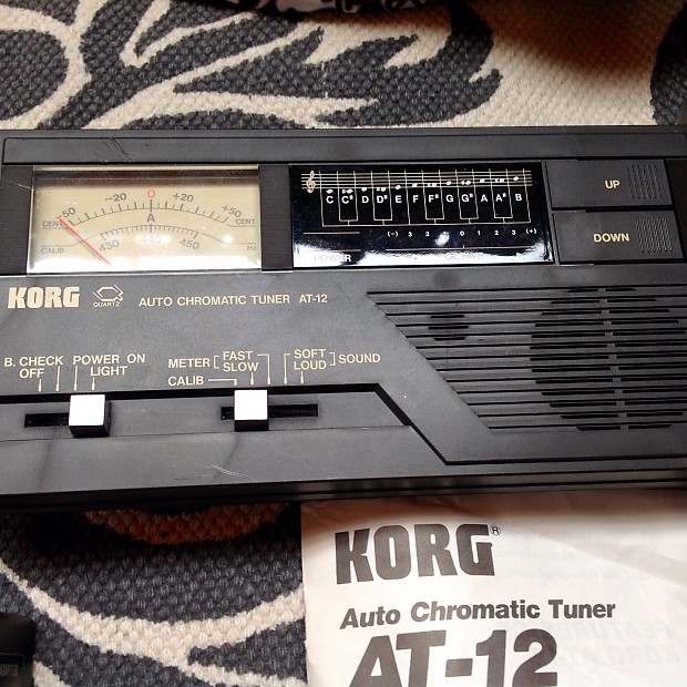 クリスマスファッション Chromatic Auto Quartz AT-12 Korg Tuner Reverb | Black ギター