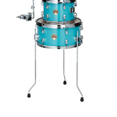 Tama LJKT10F14-AQB Add-On Pack for Club-Jam Mini - Aqua Blue/Chrome HW image 1