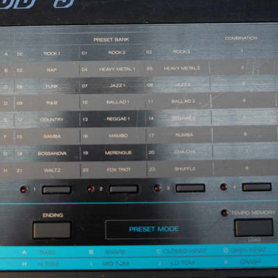 KORG DDD-5 Dynamic Digital Drum Machine Vintage Manual Memory Cards Cassette image 8