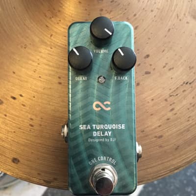 Reverb.com listing, price, conditions, and images for one-control-sea-turquoise-delay