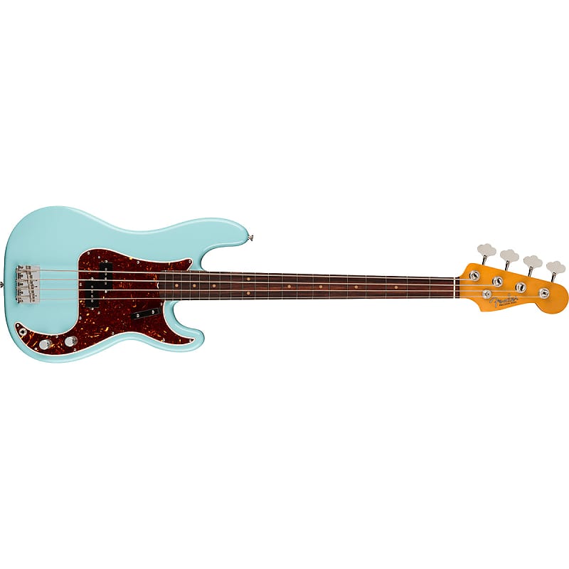 Fender American Vintage II 1960 Precision Bass Guitar Rosewood Fingerboard Daphne Blue - 0190160804 image 1