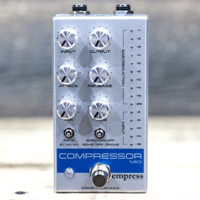 Empress Effects Compressor MkII Silver Sparkle Analog Effect Pedal w/Box #1726 for sale