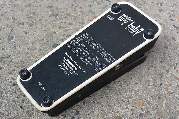 JEN ジェン mister cry baby SUPER ワウペダル Jen Mister Cry Baby Super Wha 1970 Blck Metal Box Effect For