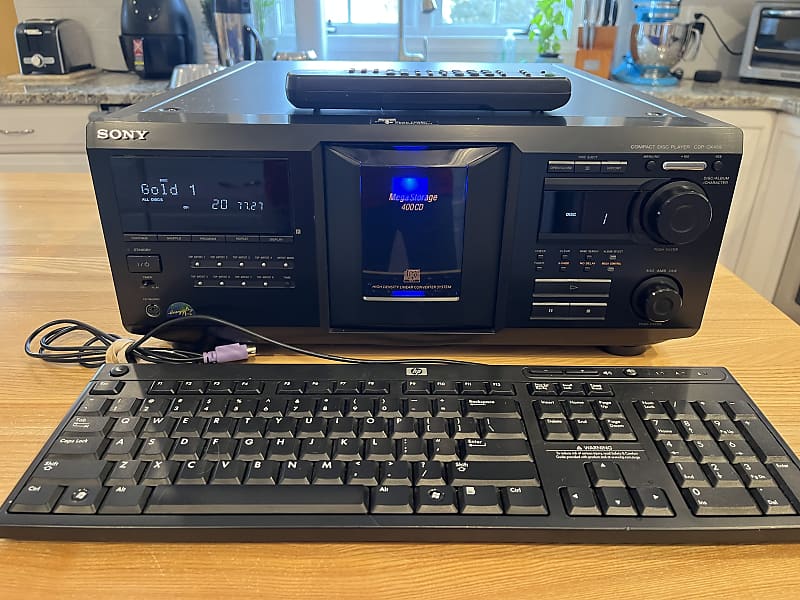 Sony CDP-CX455 MegaStorage 400-Disc shops CD Changer NO Remote