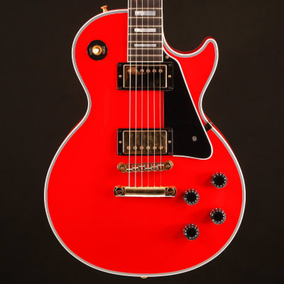 Gibson Les Paul Custom, All Ferrari Red w Gold Hardware 9lbs 12.3oz image 4