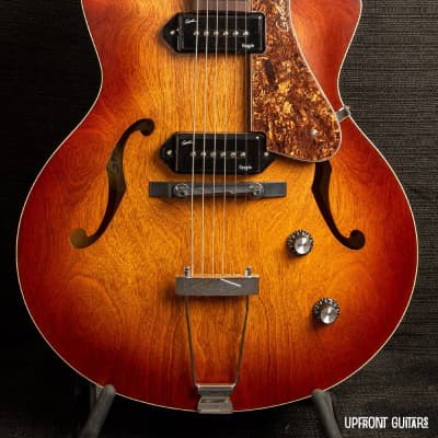 Godin 5th Avenue CW Kingpin II P90 Cognac Burst SF - No Bag/Case image 2